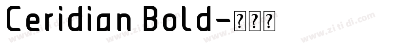 Ceridian Bold字体转换